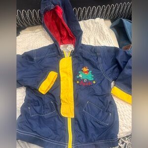 Vintage Pooh Disney Raincoat/Windbreaker for Kids -